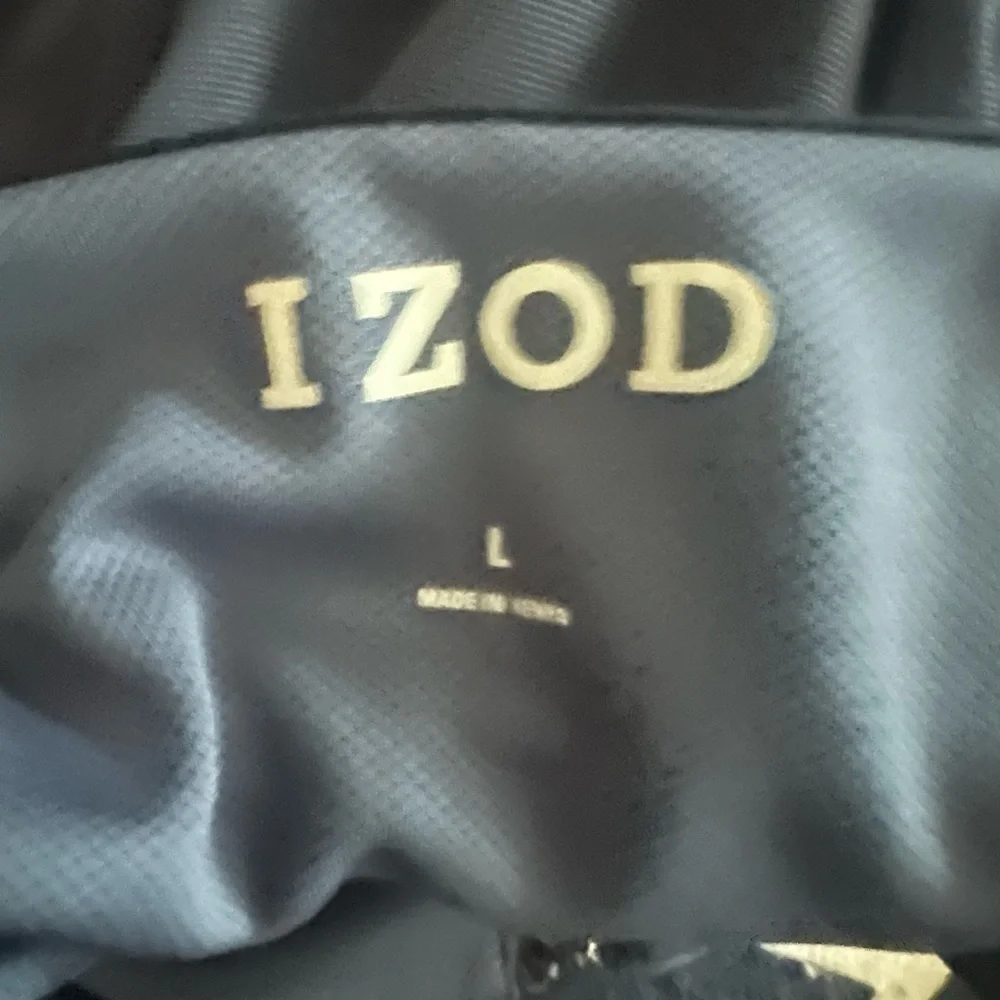 Men’s pre own as is izod pullover light weight size L large quarter zip